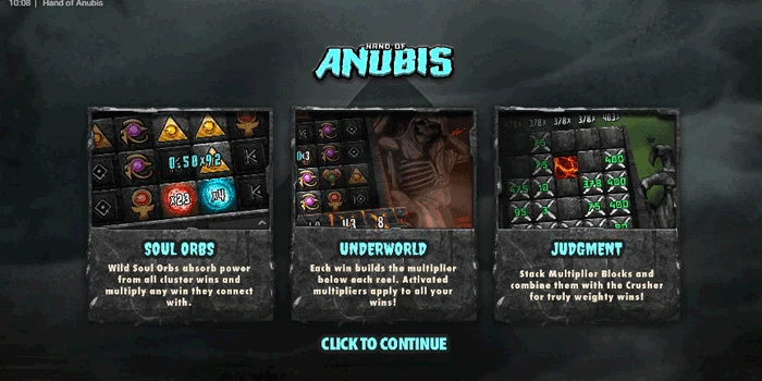 Bonus dan Fitur Spesial Hand Of Anubis