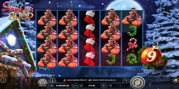 Fitur Bermain & Bonus Slot Take Santa’s Shop