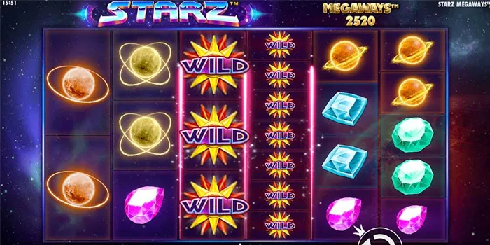 Fitur Bonus Slot Starz Megaways