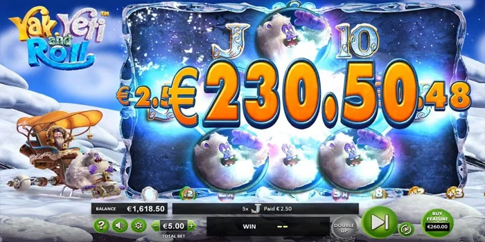 Fitur pembelian Slot Yak Yeti & Roll