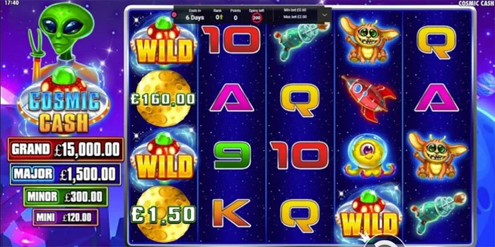 Bonus & Fitur Slot Cosmic Cash